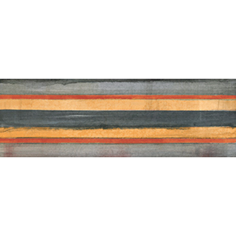 Плитка Iris Ceramica Maiolica, декор Riga Rosso 100x300х7, 5мм структурна/глянсова, для стіни 754936