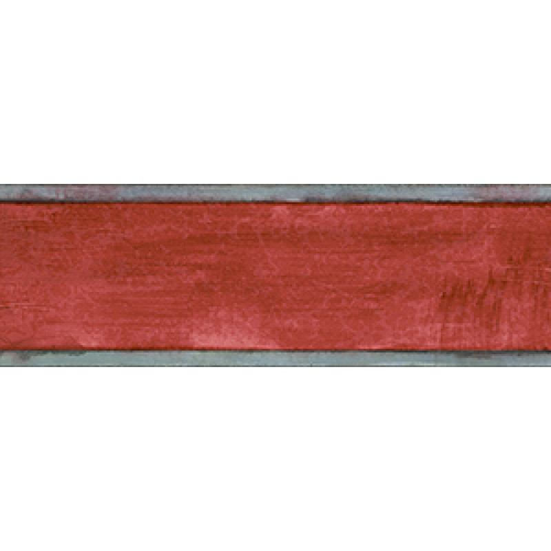 Плитка Iris Ceramica Maiolica, декор Riga Rosso 100x300х7, 5мм структурна/глянсова, для стіни 754936