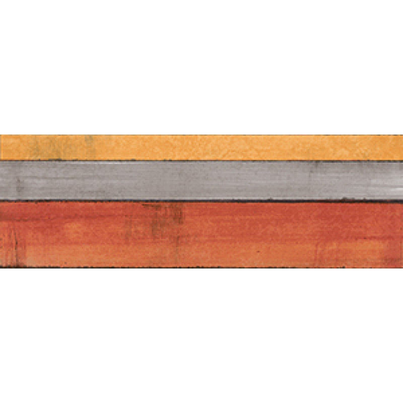 Плитка Iris Ceramica Maiolica, декор Riga Rosso 100x300х7, 5мм структурна/глянсова, для стіни 754936