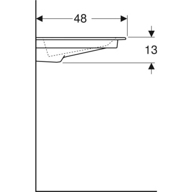 Раковина Geberit One CleanDrain 900x480 мм 505005001