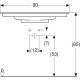 Раковина Geberit One CleanDrain 900x480 мм 505005001