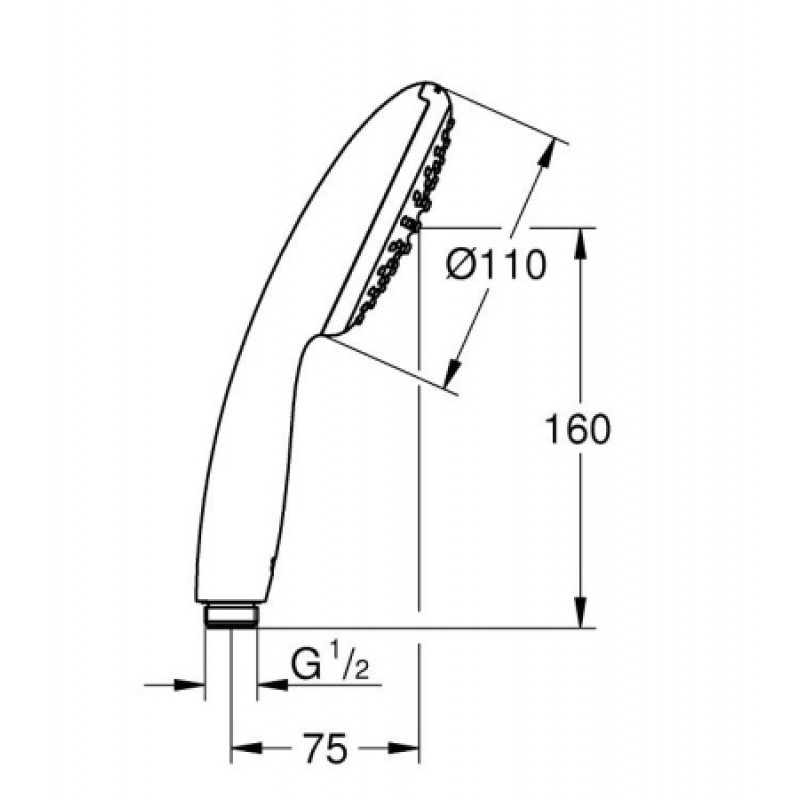Ручной душ Grohe Tempesta 110 27852003