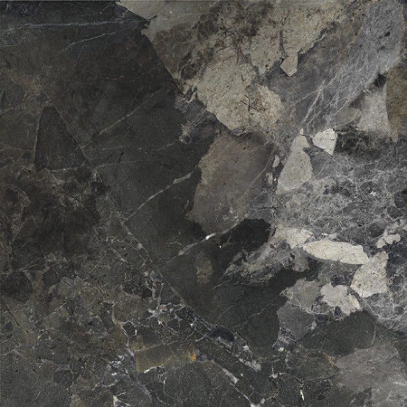 Плитка керамогранитная Dado Ceramica Argos Black 600x600х8мм гладкая/матовая, 304125