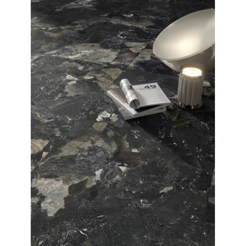 Плитка керамогранитная Dado Ceramica Argos Black 600x600х8мм гладкая/матовая, 304125