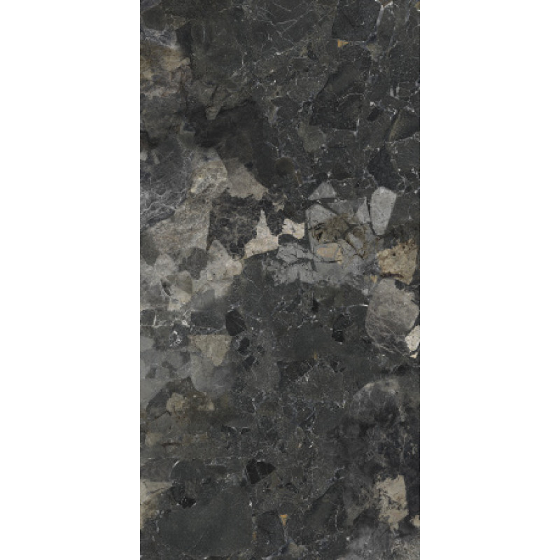 Плитка керамогранитная Dado Ceramica Argos Black 600x1200х9,5мм гладкая/матовая, 304124