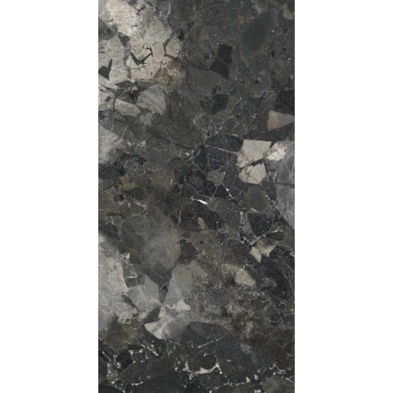 Плитка керамогранитная Dado Ceramica Argos Black 600x1200х9,5мм гладкая/матовая, 304124
