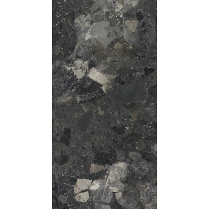 Плитка керамогранитная Dado Ceramica Argos Black 600x1200х9,5мм гладкая/матовая, 304124