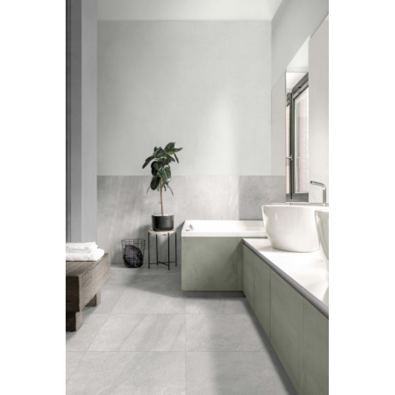 Плитка керамогранитная Dado Ceramica Nature Bianco 600x1200х9,5мм гладкая/матовая 303836A
