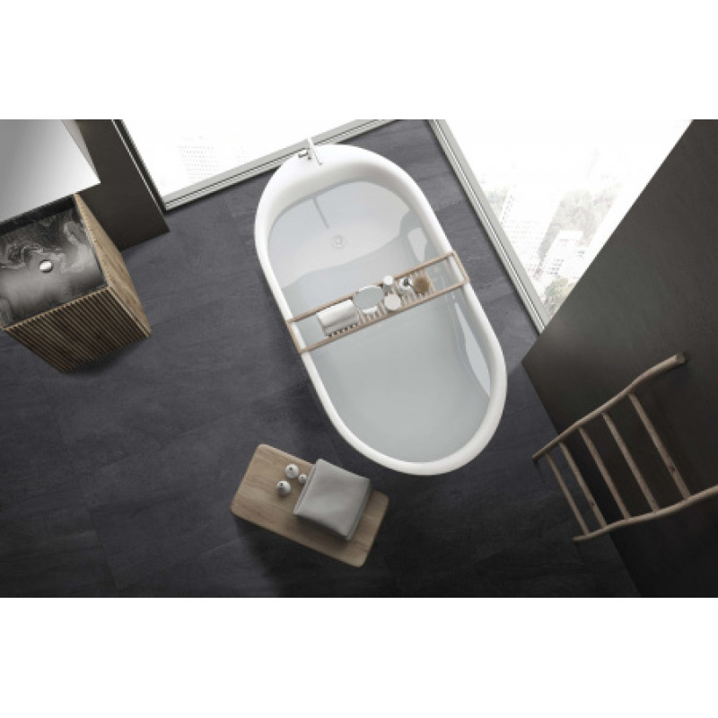 Плитка керамогранитная Dado Ceramica Nature Nero 600x1200х9,5мм гладкая/матовая 303837A