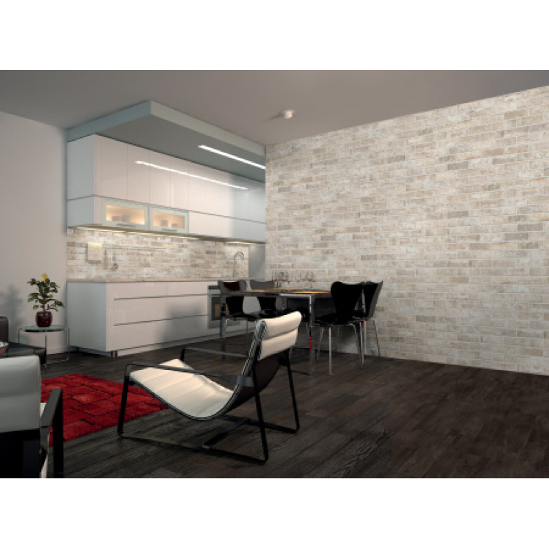 Плитка керамогранитная Dado Ceramica Brik One Antica Roma 74x310х9мм структурная/матовая BKN003