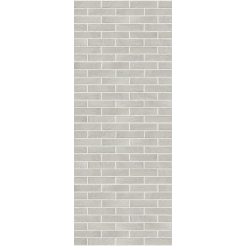 Плитка керамогранитная Dado Ceramica Brik One Bianco Manhattan 74x310х9мм структурная/матовая BKN005