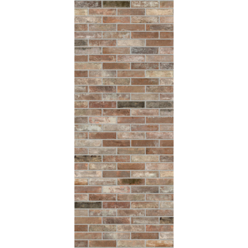 Плитка керамогранитная Dado Ceramica Brik One Vecchia Firenze 74x310х9мм структурная/матовая BKN001