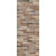 Плитка керамогранитная Dado Ceramica Brik One Vecchia Firenze 74x310х9мм структурная/матовая BKN001