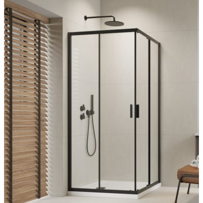Душевая кабина Radaway Alienta Black C 80x80х190 см 10238080-54-01
