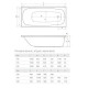Ванна акриловая Radaway Tesalia 180x80 см WA1-06-180x080US