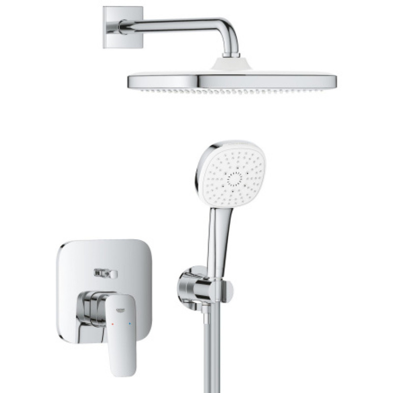 Душевая система скрытого монтажа Grohe Cubeo с Tempesta 250 хром 1053360000