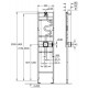 Инсталляция для душевых систем встроенного монтажа Grohe Rapido Shower Frame Mono 1039939990