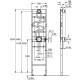Инсталляция для душевых систем встроенного монтажа Grohe Rapido Shower Frame Duo 1039949990