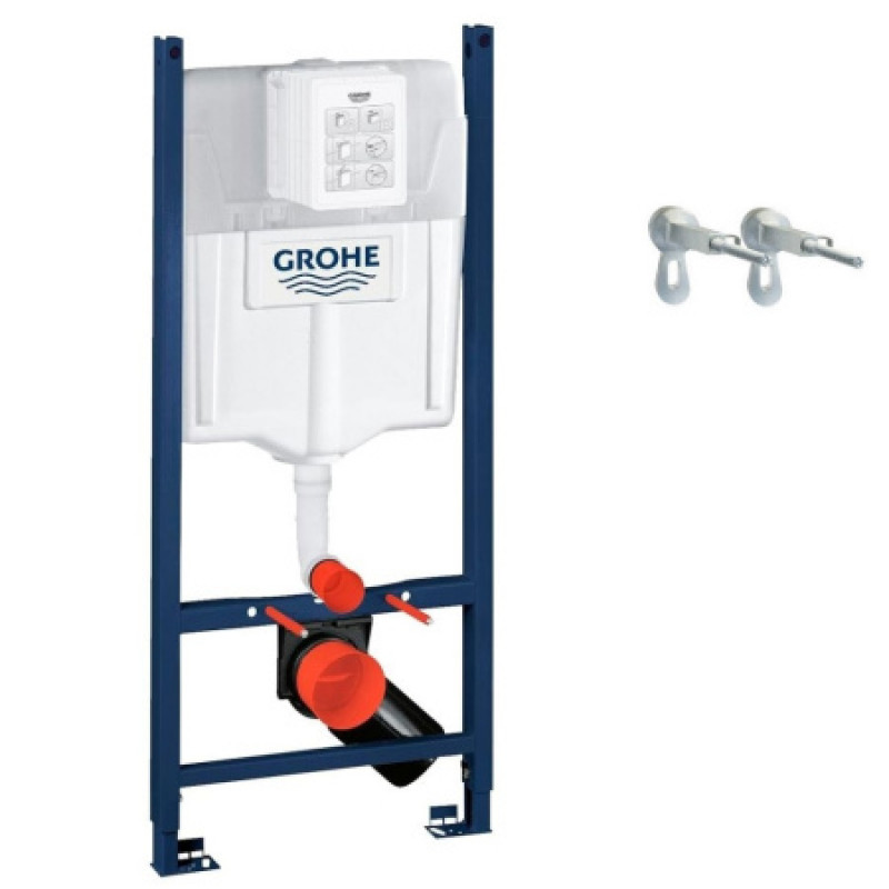Комплект Grohe SL: инсталляция Grohe SL + клавиша смыва Skate Cosmopolitan + унитаз Selnova с сиденьем Duroplast 38840545333