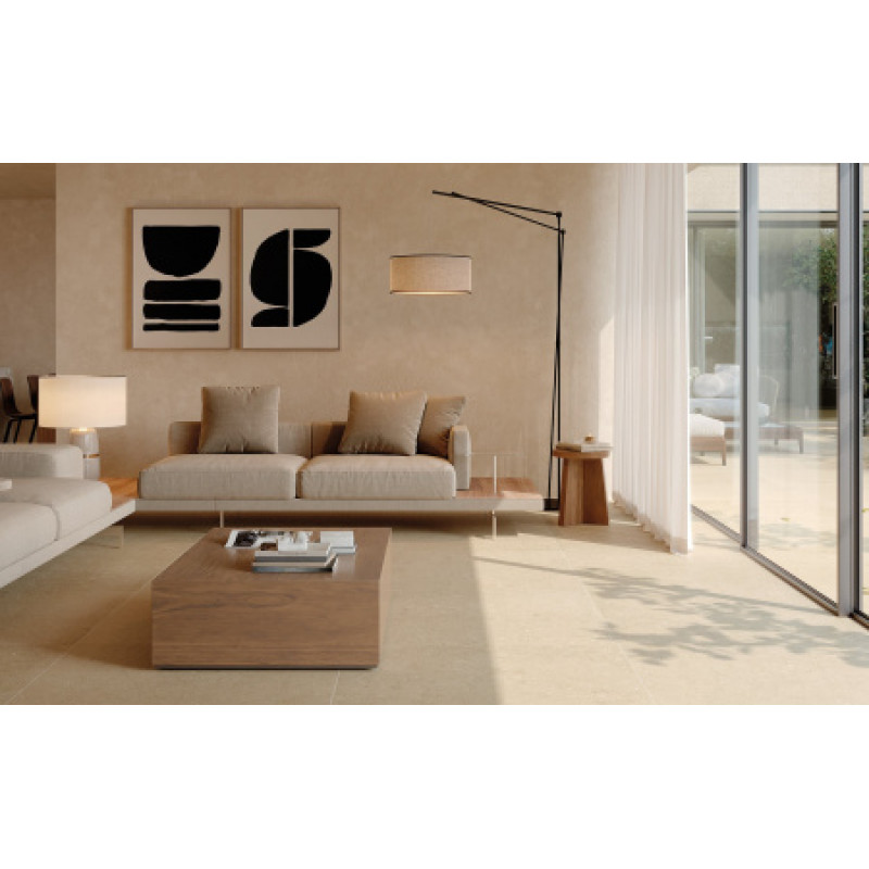 Плитка керамогранитная Iris Ceramica Victorian stone Limestone beige 600х1200х8 мм гладкая/матовая 8929993