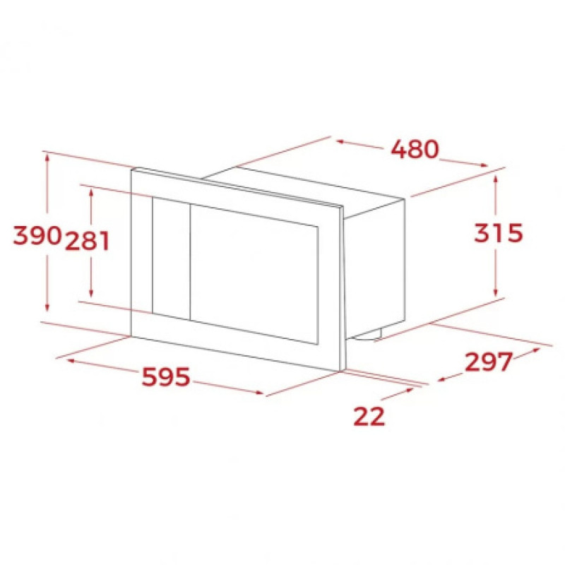 Встроенная микроволновая печь + гриль Teka ML 8210 BIS BK 112060008