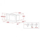 Встроенная микроволновая печь + гриль Teka ML 8210 BIS BK 112060008