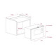 Встроенная микроволновая печь + гриль Teka ML 825 TFL 112000003