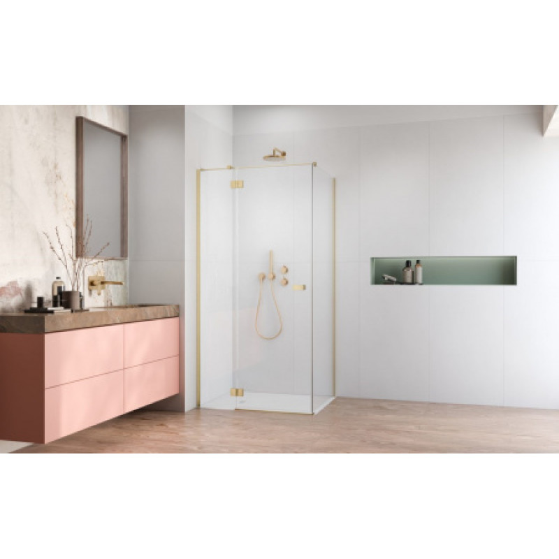 Душевая кабина Radaway Garda KDJ Brushed Gold 90х90х195 см Left 10709090-99-01L