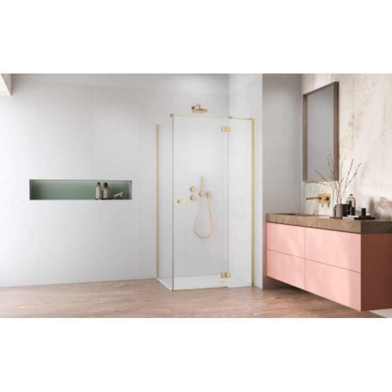 Душевая кабина Radaway Garda KDJ Brushed Gold 100х80х195 см Right 10701080-99-01R