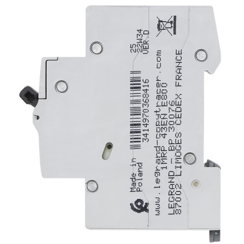 Автоматический выключатель Legrand 1p C 40A 45кA 419668