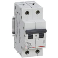 Автоматический выключатель Legrand 2p C 20A 4.5кA 419698