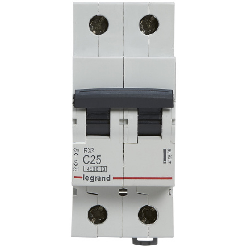 Автоматический выключатель Legrand 2p C 25A 45кA 419699