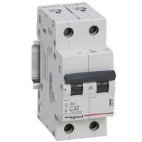 Автоматический выключатель Legrand 2p C 32A 4.5кA 419700