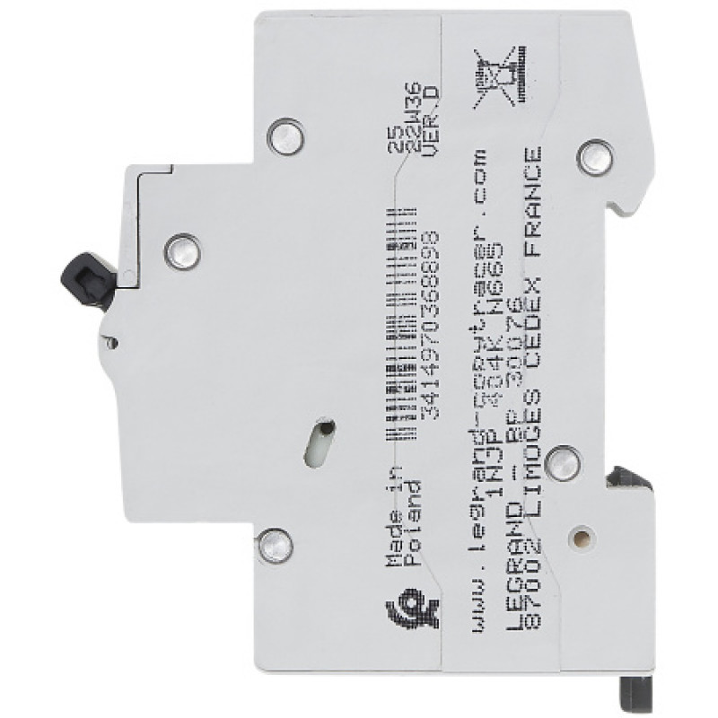 Автоматический выключатель Legrand 2p C 40A 45кA 419701