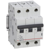 Автоматический выключатель Legrand 3p C 20A 4.5кA 419709