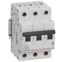Автоматический выключатель Legrand 3p C 25A 4.5кA 419710