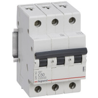 Автоматический выключатель Legrand 3p C 50A 4.5кA 419713
