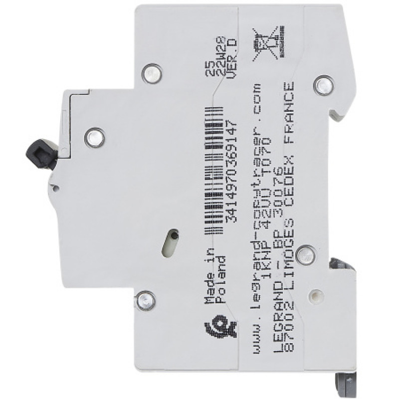 Автоматический выключатель Legrand 3p C 63A 45кA 419714