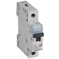 Автоматический выключатель Legrand TX³ 1p C 6A 6kA 404025