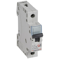 Автоматический выключатель Legrand TX³ 1p C 16A 6kA 404028