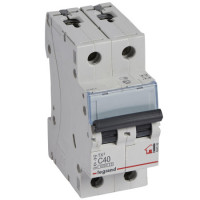 Автоматический выключатель Legrand TX³ 2p C 40A 6kA 404046