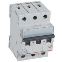 Автоматический выключатель Legrand TX³ 3p C 10A 6kA 404054