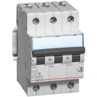 Автоматический выключатель Legrand TX³ 3p C 16A 6kA 404056
