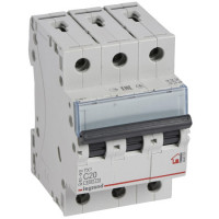 Автоматический выключатель Legrand TX³ 3p C 20A 6kA 404057
