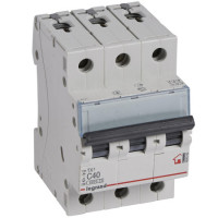 Автоматический выключатель Legrand TX³ 3p C 40A 6kA 404060