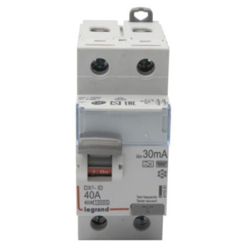 Автоматический выключатель дифференциального тока Legrand Dx3 Hpi 2п 40a 30ma 411591