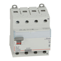 Автоматический выключатель дифференциального тока Legrand Dx3 4п 25a 30ma -Ac 411702