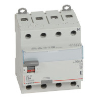 Автоматический выключатель дифференциального тока Legrand Dx3 4п 63a 30ma -Ac 411704