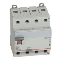 Автоматический выключатель дифференциального тока Legrand Dx3 4п 25a 300ma -Ac 411722