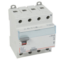 Автоматический выключатель дифференциального тока Legrand Dx3 4п 63a 30ma -A 411761